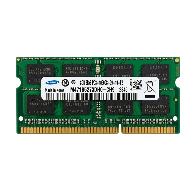 رم لپ تاپ سامسونگ تک کاناله ۸ گیگابایت PC3 10600S CL9 کارکرده