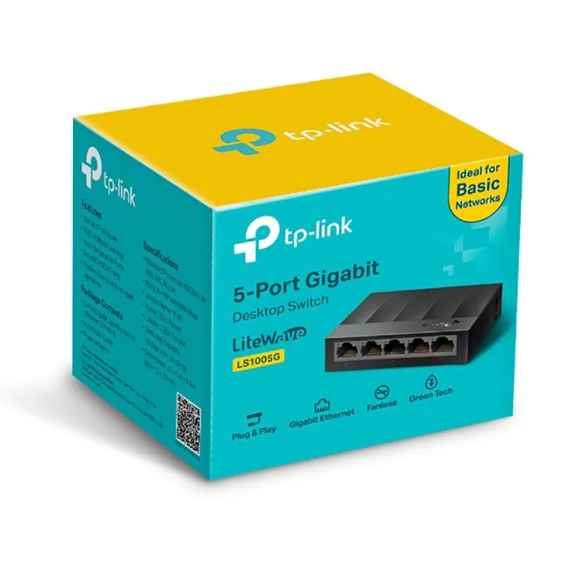 سوییچ 5 پورت گیگابیتی تی پی-لینک مدل LS1008G