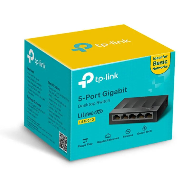 سوییچ 5 پورت گیگابیتی تی پی-لینک مدل LS1008G
