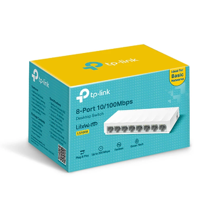 سوییچ 8 پورت مگابیتی تی پی-لینک مدل LS1008