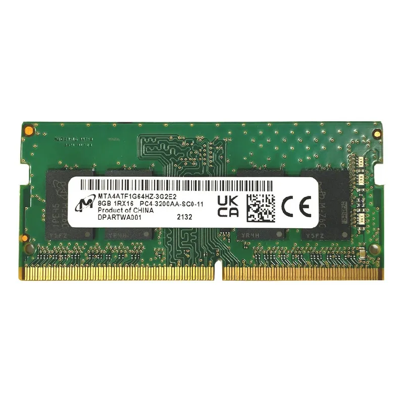 رم لپ تاپ میکرون تک کاناله ۸ گیگابایت DDR4 3200
